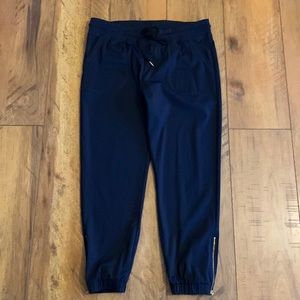 Zyia Active Peak Zipper Large Joggers Navy Blue